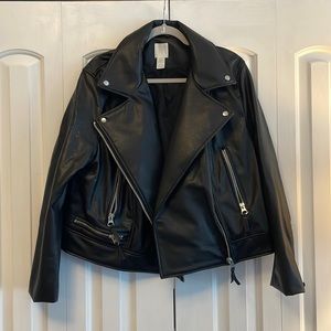 H&M leather jacket